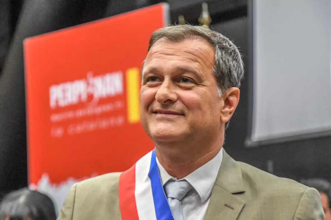 Louis Aliot, le maire de Perpignan.